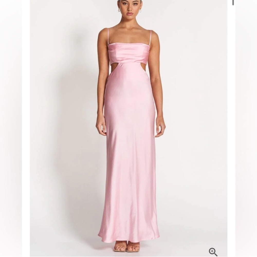 Sofia The Label Leah cut out silk gown